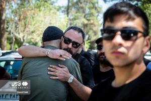 تصاویر| تشییع پیکر حسام محمودی