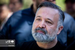 تصاویر| تشییع پیکر حسام محمودی