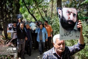 تصاویر| تشییع پیکر حسام محمودی