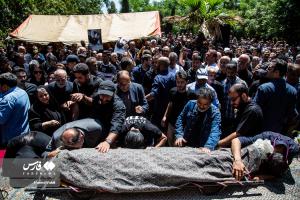 تصاویر| تشییع پیکر حسام محمودی