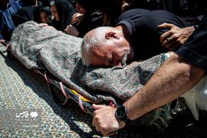 تصاویر| تشییع پیکر حسام محمودی