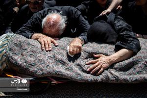 تصاویر| تشییع پیکر حسام محمودی