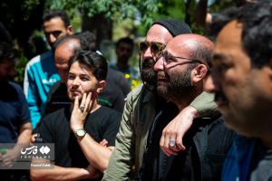 تصاویر| تشییع پیکر حسام محمودی