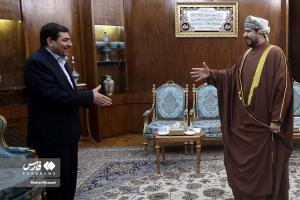 تصاویر| دیدار وزیر تجارت عمان با مخبر