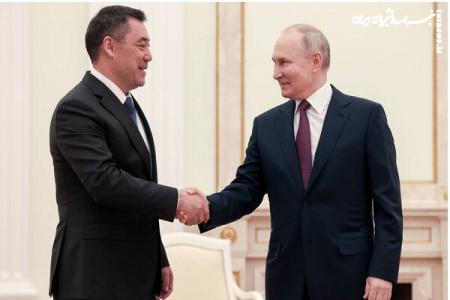 رؤسای جمهور روسیه و قرقیزستان دیدار کردند