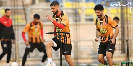 تمرین تاکتیکی پرسپولیسی‌ها پس از بارش باران بهاری