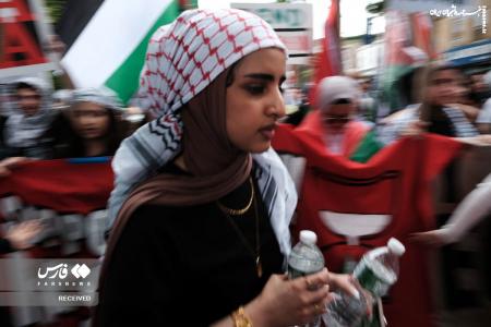 تصاویر| تظاهرات ضد اسرائیلی در نیویورک