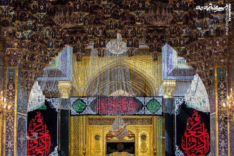 تصاویر| حرم حضرت ابوالفضل(ع) سیاه‌پوش شد