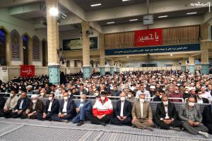 عکس| دیدار کارگزاران حج با رهبر انقلاب