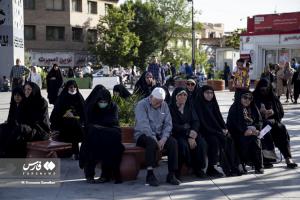 تصاویر| اجتماع عظیم عزاداران امام صادق(ع) در میدان امام حسین(ع) تهران