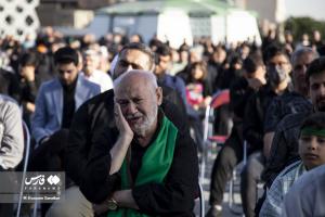 تصاویر| اجتماع عظیم عزاداران امام صادق(ع) در میدان امام حسین(ع) تهران
