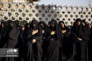 تصاویر| اجتماع عظیم عزاداران امام صادق(ع) در میدان امام حسین(ع) تهران