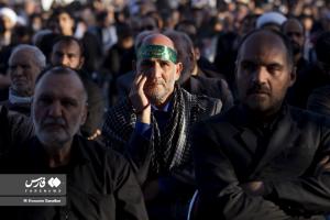 تصاویر| اجتماع عظیم عزاداران امام صادق(ع) در میدان امام حسین(ع) تهران
