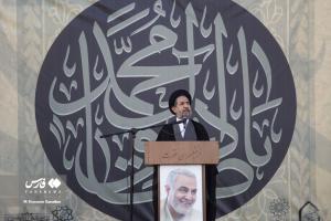 تصاویر| اجتماع عظیم عزاداران امام صادق(ع) در میدان امام حسین(ع) تهران