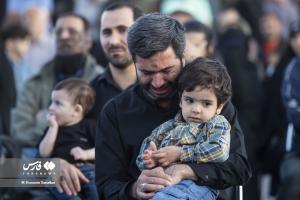 تصاویر| اجتماع عظیم عزاداران امام صادق(ع) در میدان امام حسین(ع) تهران