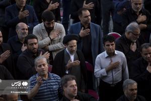 تصاویر| اجتماع عظیم عزاداران امام صادق(ع) در میدان امام حسین(ع) تهران