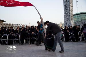 تصاویر| اجتماع عظیم عزاداران امام صادق(ع) در میدان امام حسین(ع) تهران