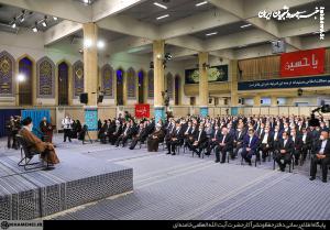 عکس| دیدار مسئولان وزارت خارجه و سفیران با رهبر انقلاب