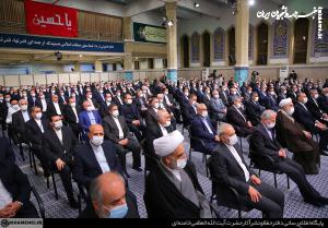 عکس| دیدار مسئولان وزارت خارجه و سفیران با رهبر انقلاب