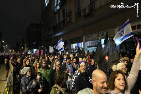 تظاهرات مجدد صهیونیست‌ها علیه «نتانیاهو» آغاز شد