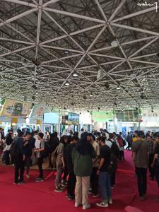 عکس| حضور زمزم در نمایشگاه کار دانشگاه تهران 