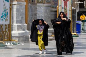 دخترانه‌های حرم امام رضا(ع) +عکس