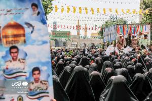 تصاویر| تشییع پیکر ۳ شهید مرزبان خراسانی در مشهد