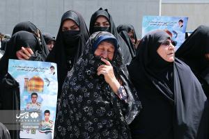 تصاویر| تشییع پیکر ۳ شهید مرزبان خراسانی در مشهد