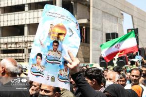 تصاویر| تشییع پیکر ۳ شهید مرزبان خراسانی در مشهد