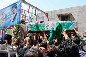 تصاویر| تشییع پیکر ۳ شهید مرزبان خراسانی در مشهد