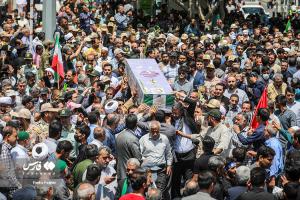 تصاویر| تشییع پیکر ۳ شهید مرزبان خراسانی در مشهد