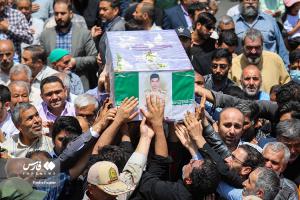 تصاویر| تشییع پیکر ۳ شهید مرزبان خراسانی در مشهد