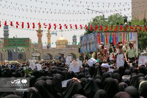 تصاویر| تشییع پیکر ۳ شهید مرزبان خراسانی در مشهد