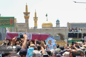 تصاویر| تشییع پیکر ۳ شهید مرزبان خراسانی در مشهد