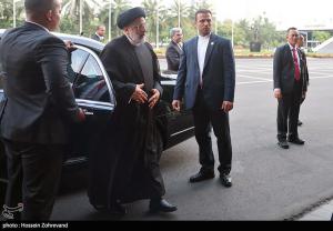 تصاویر| دیدار رئیسی با رییس مجلس مشورتی خلق اندونزی