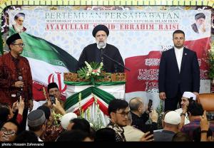 تصاویر| حضور رئیسی در مرکز اسلامی جاکارتا