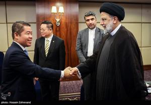 تصاویر| دیدار دبیرکل اتحادیه آ- سه- آن با رئیسی