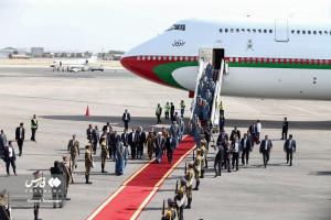 عکس| ورود سلطان عمان به تهران 