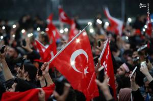 تصاویر| جشن پیروزی هواداران اردوغان