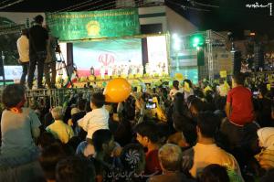 سنگ تمام تهرانی‌ها برای امام رضا(ع)/ حضور بیش از ۱۵۰۰۰۰ نفر در میدان خراسان تهران +عکس