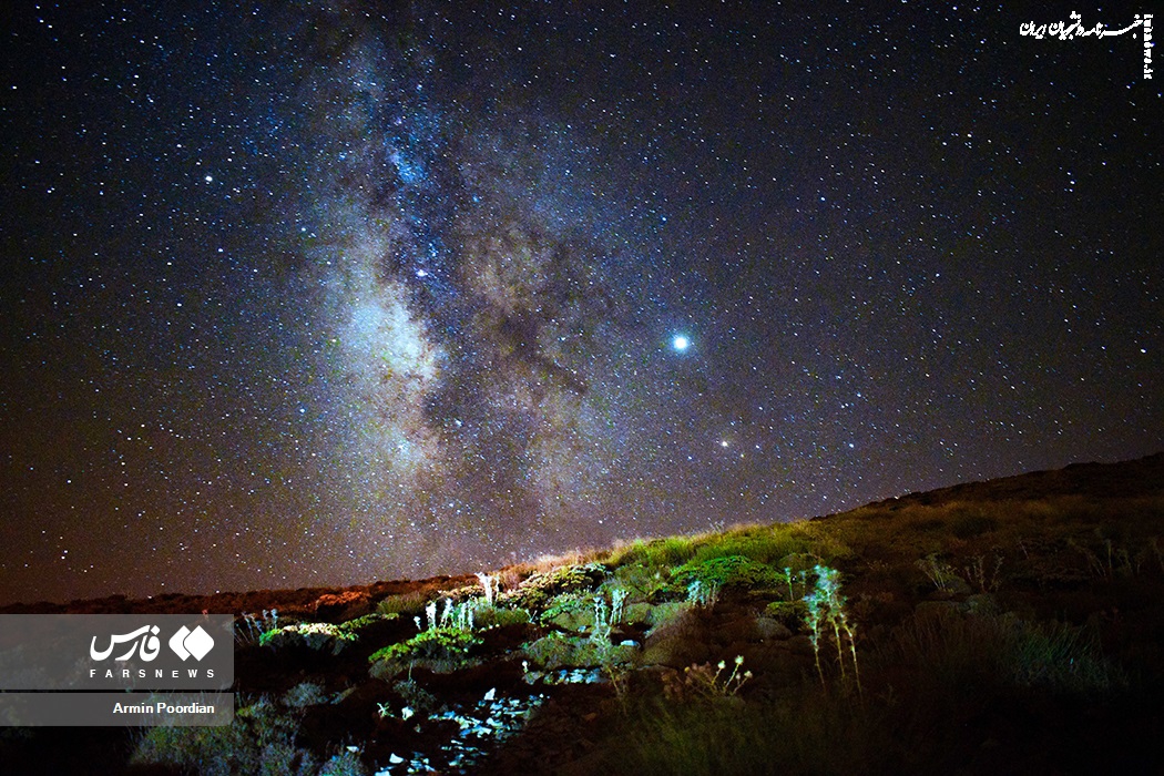 عکس| «کهکشان راه شیری» بر فراز ایلام