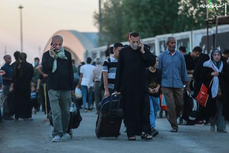 جا به جایی زائران اربعین با ۲۰۰۰ اتوبوس در مرزهای ایران و عراق