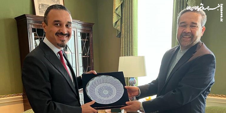دیدار و گفت‌وگوی کاردار ایران با سفیر عربستان در لندن