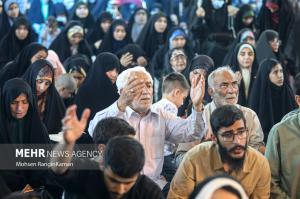 تصاویر| مراسم دعای عرفه در جوار مزار شهدا