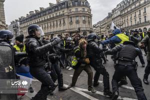 تصاویر| فرانسه در آتش و خون