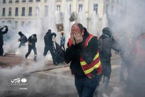 تصاویر| فرانسه در آتش و خون