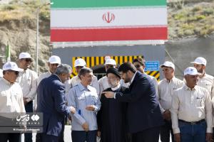 تصاویر| افتتاح مسیر رفت قطعه ۲ آزادراه تهران شمال