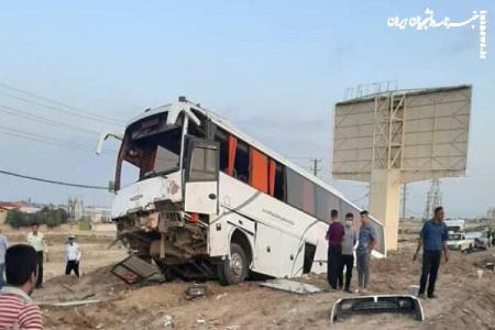 تصادف اتوبوس زائران ایرانی در جاده سامرا