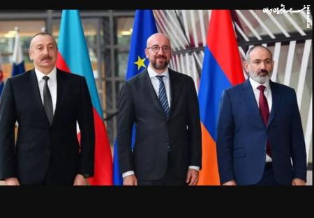 نشست سران جمهوری آذربایجان و ارمنستان در بروکسل