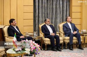 عکس| مراسم استقبال رسمی از رئیس جمهور در بازگشت از سفر آفریقا